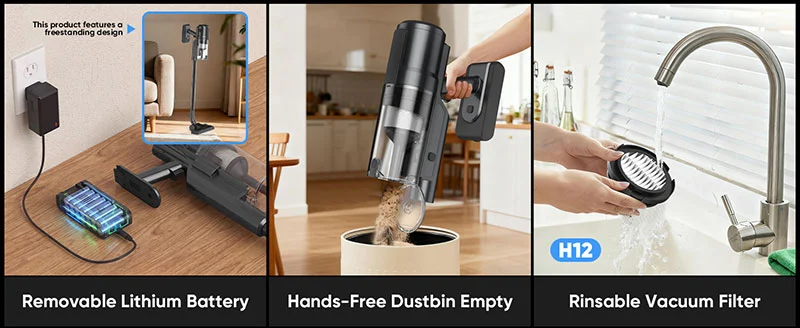 Portable Cordless Stick Vacuum